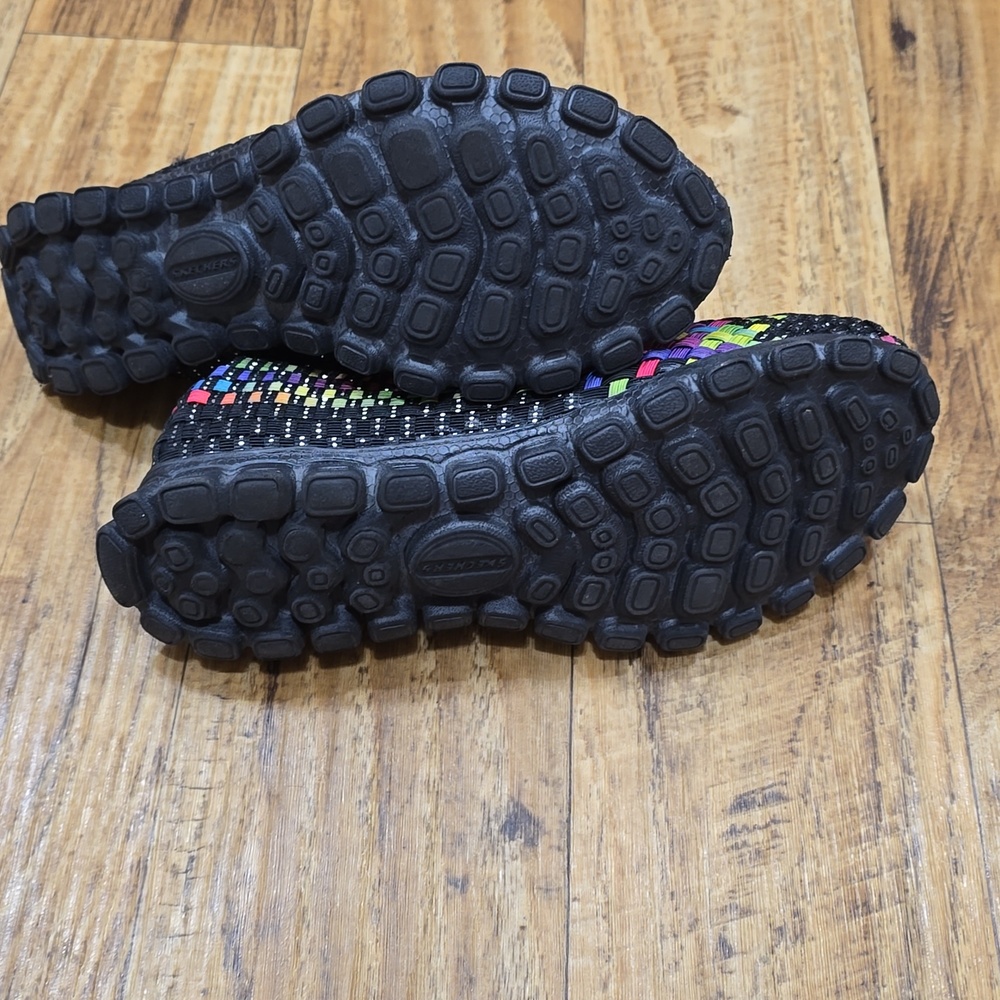 Skechers Multicolor Woven Slip-On Flats - Picture 6 of 7